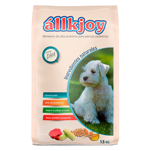 Allkjoy Perro Cachorro Todas las Razas Carne de Res 15Kg