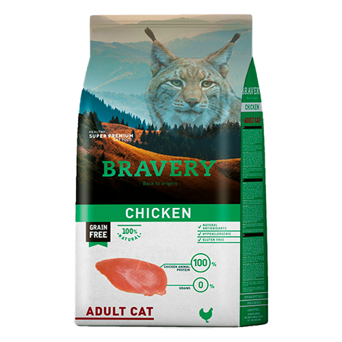 Gran Plus Gato Adulto Castrado Carne y Arroz de 3Kg Bravery Gato Adulto Chicken 7kg