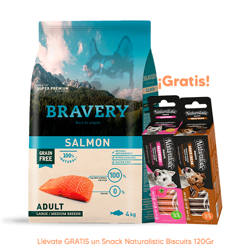 Brit Care Pouch Mini Puppy Lamb Fillets 85Gr Bravery Perro Adulto Salmón Large Medium Breed 4Kg