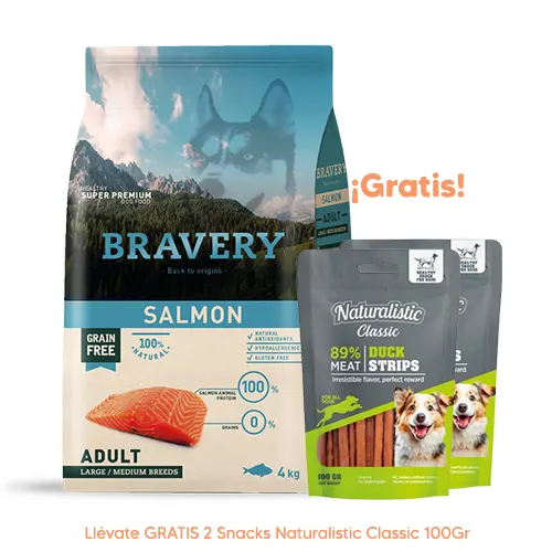 Bravery Perro Adulto Iberian Pork Large Medium Breeds 4Kg