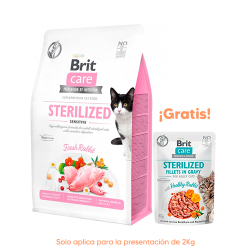 Brit Care Cat Sterilized Sensitive Grain Free 2Kg