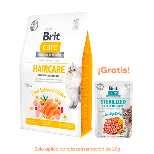 Brit Care Cat Haircare Healthy & Shiny Coat 2kg