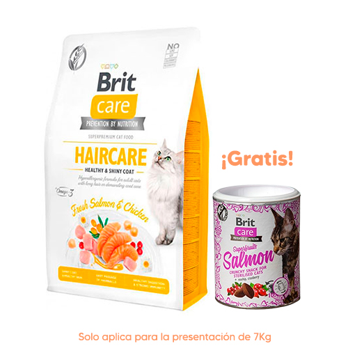 Brit Care Cat Haircare Healthy & Shiny Coat 7kg