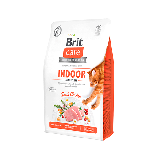 Brit Care Cat Indoor Anti-Stress Chicken Brit Care Cat Indoor Anti-Stress Chicken 2kg