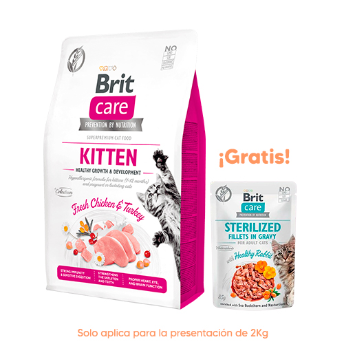 Brit Care Cat Kitten Healthy Growth & Development Chicken & Turkey 7.5kg