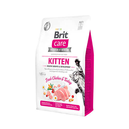 Brit Care Cat Kitten Healthy Growth & Development Chicken & Turkey 2kg