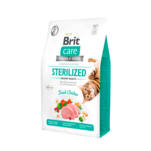 Brit Care Cat Sterilized Urinary Health Chicken & Rice 2kg