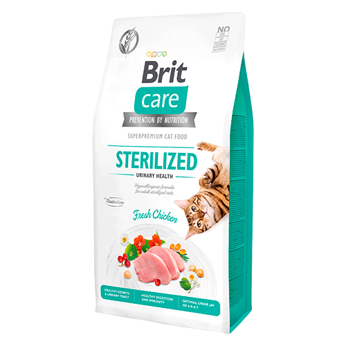 Brit Care Cat Sterilized Urinary Health Chicken & Rice 7kg