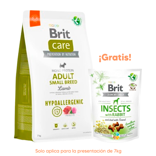 Brit Care Dog Adulto Small Breed Lamb Hypoallergenic 7kg