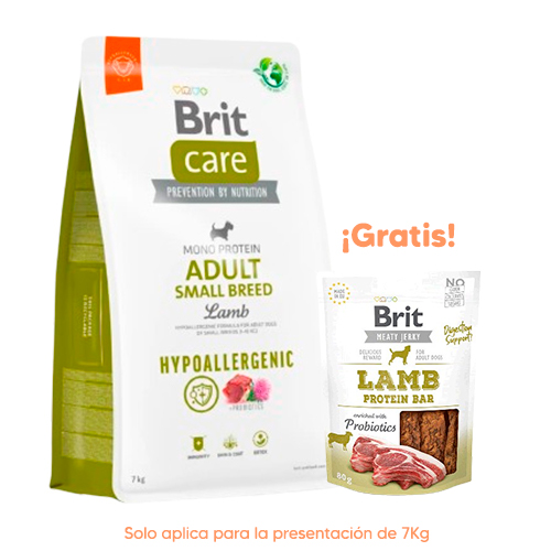 Brit Care Dog Adulto Small Breed Lamb Hypoallergenic 7kg