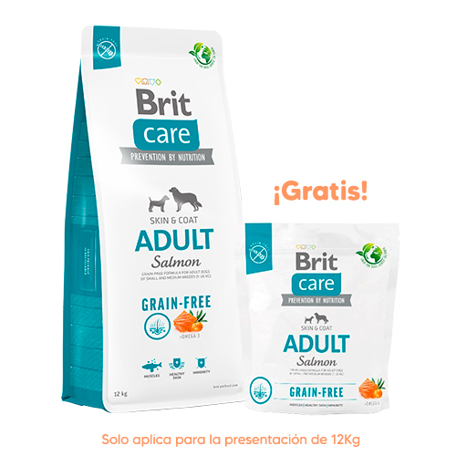 Brit Care Dog Grain Free Adulto Salmón 12kg