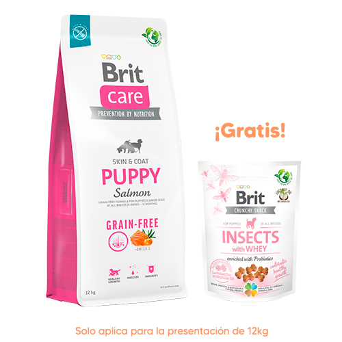 Brit Care Dog Grain-Free Puppy Salmón 12kg