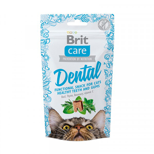 Brit Care Snack Cat Dental 50Gr