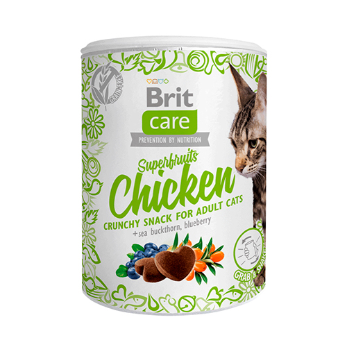 Brit Care Snack Cat Superfruits Chicken 100Gr