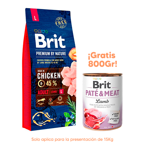 Brit Premium as By Nature Dog Adulto Large Chicken 15Kg