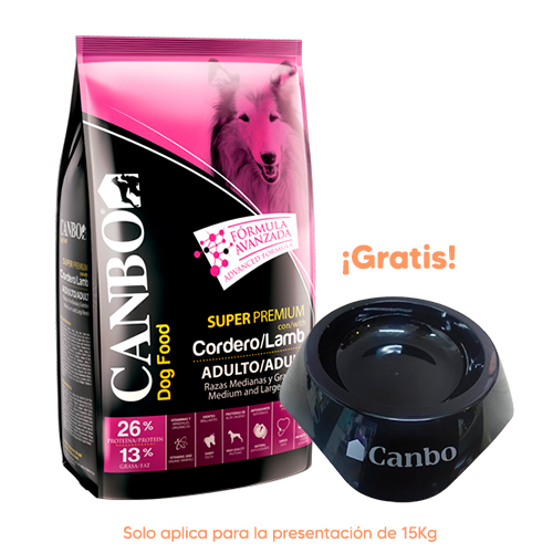 Canbo Dog Adulto Cordero Razas Medianas y Grandes