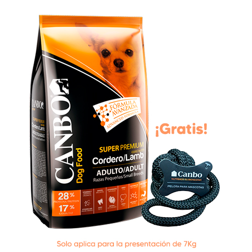 Canbo Dog Adulto Cordero Razas Pequeñas