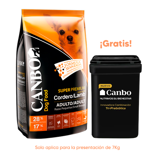 Canbo Dog Adulto Cordero Razas Pequeñas 7kg