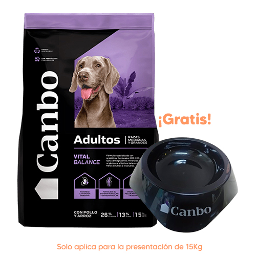 Canbo Dog Balance Adulto Razas Medianas y Grandes de Pollo 15Kg
