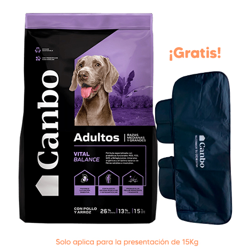 Canbo Dog Balance Adulto Razas Medianas y Grandes de Pollo 15Kg