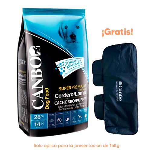 Canbo Dog Cachorro Cordero Razas Medianas y Grandes 15kg