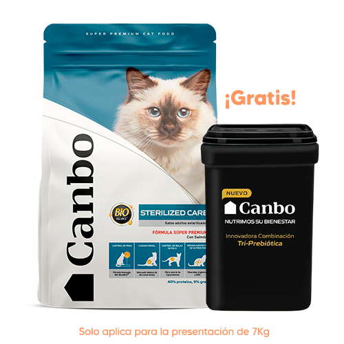 Canbo Gato Adulto Esterilizado Salmón y Arroz 7kg