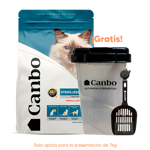 Canbo Gato Adulto Esterilizado Salmón y Arroz 7kg