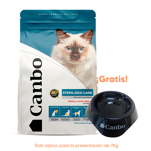 Canbo Gato Adulto Esterilizado Salmón y Arroz 7kg