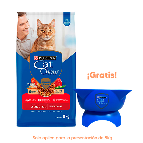Granel Cat Chow Adulto Carne 500Gr Cat Chow Adulto Delicias de Carne 8kg