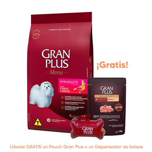 Pipeta Antipulgas para Gato Bravecto Plus Spot On 2.8 a 6.25Kg 250mg Gran Plus Menú Perro Adulto Mini Carne y Arroz 3Kg