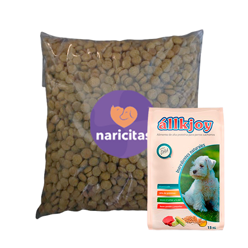 Granel Allkjoy Perro Cachorro Todas las Razas de Carne de Res 500Gr