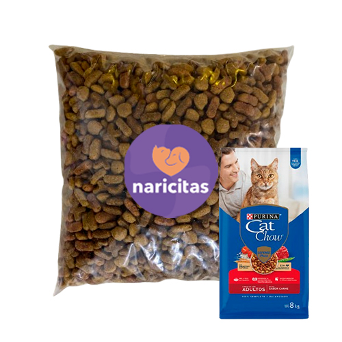 Granel Cat Chow Adulto Carne 500Gr