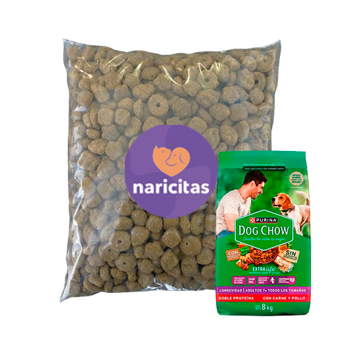 Granel Dog Chow +7años Todas las Razas Longevidad 500Gr