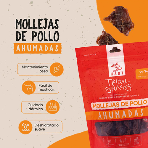 Hant Tribal Snack Mollejas de Pollo Ahumadas 100Gr