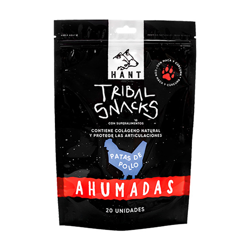 Pet Care Snack para Gato Bocaditos de Pollo 80 Gr Hant Tribal Snacks de Patas de Pollo 20 Unidades