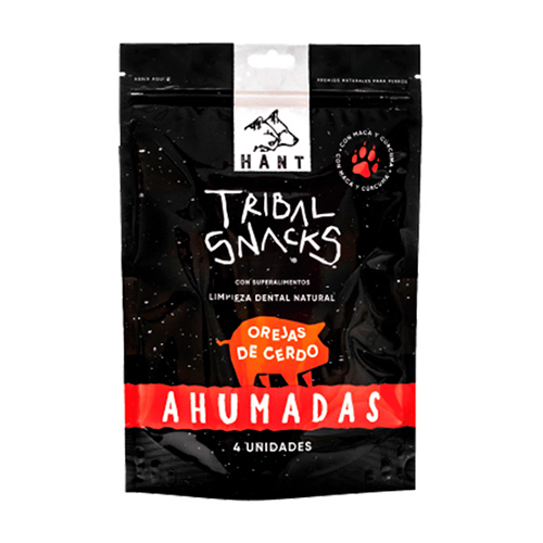 Hant Tribal Snacks para Perro de Orejas de Cerdo 4 Unidades