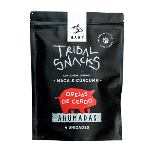 Hant tribal snacks para perro de orejas de cerdo (4 unidades)