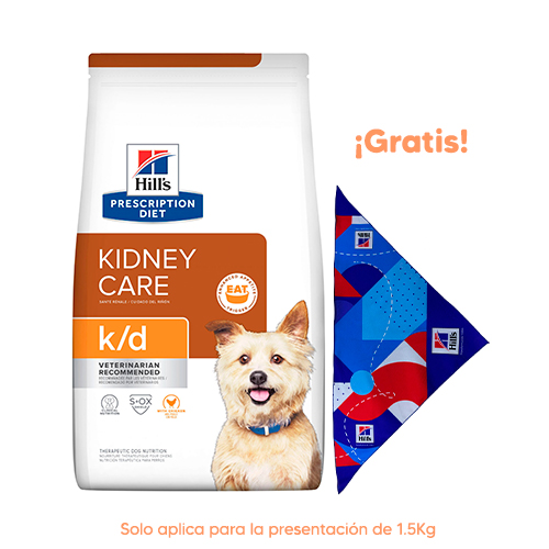 Hills PD Canine k/d Cuidado Renal de Pollo 1.5kg