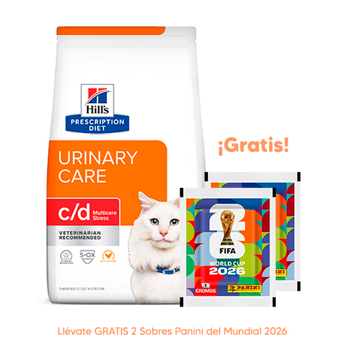 Hills PD Feline C/D Multicare Stress Cuidado Urinario de Pollo 1.8Kg