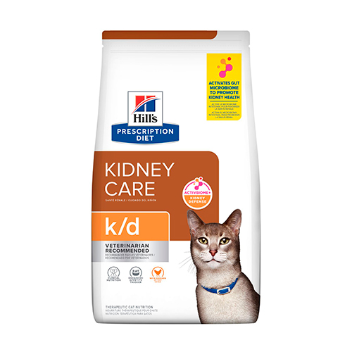 Hills PD Feline K/D Cuidado Renal de Pollo 1.81Kg