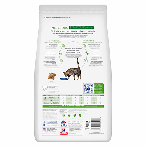 Hills PD Feline Metabolic Mantenimiento y Cuidado del Peso 1.81Kg