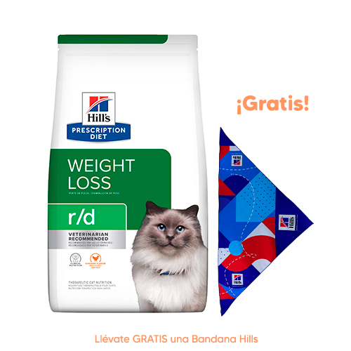 Hills PD Feline r/d Reducción de Peso de Pollo 1.8Kg