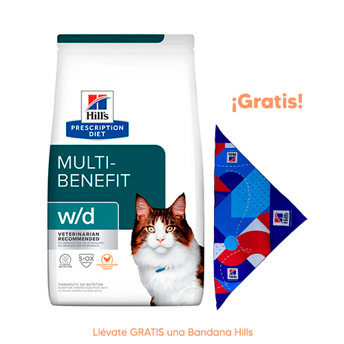 Hills PD Feline W/D Manejo de Diabetes Pollo 1.8Kg