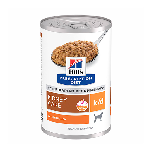 Hills PD Lata Canine K/D Kidney Care Cuidado Renal Pollo 369Gr