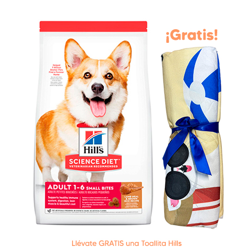 Holliday Mv Dog Articular 2Kg Hills SD Canine Adulto 1-6 Small Bites Cordero y Arroz 7Kg