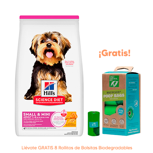 Hills SD Canine Adulto 1-6 Small Bites Cordero y Arroz 2Kg Hills SD Canine Adulto 1-6 Small & Mini Pollo y Arroz 2Kg