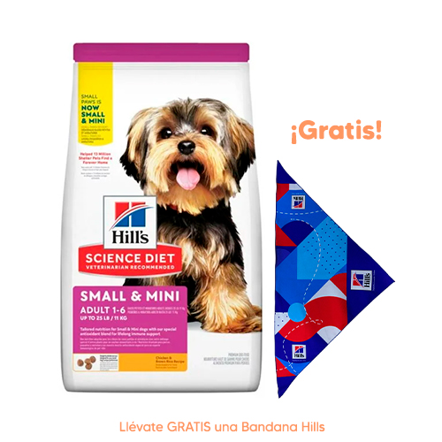 Hills SD Canine Adulto 1-6 Small Paws & Toy Pollo y Arroz 2Kg
