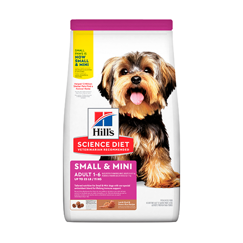 Hills SD Canine Adulto 1-6 Small & Toy Cordero y Arroz 2Kg