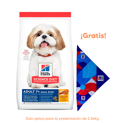 Hills SD Canine Adulto 1-6 Small Bites de Pollo Hills SD Canine Adulto +7 Small Pollo 2.26kg