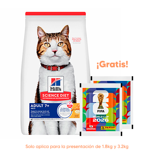 Hills SD Feline Adulto +7 Pollo